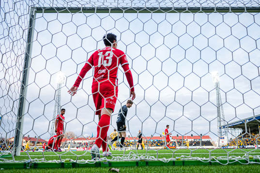 Svenn Crone and Mathias Dyngeland of Brann looks dejected