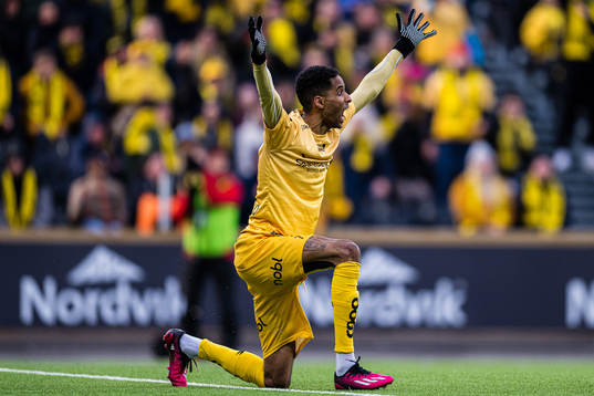 Amahl Pellegrino of Bodø/Glimt reacts