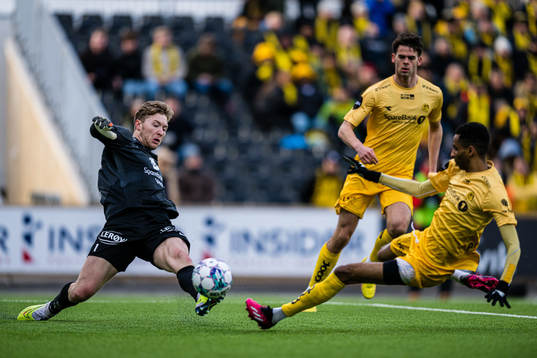 Mathias Dyngeland of Brann and Amahl Pellegrino of