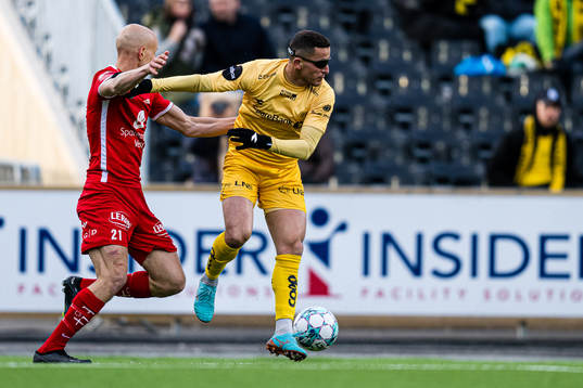 Ruben Kristiansen of Brann and Omar Elabdellaoui of
