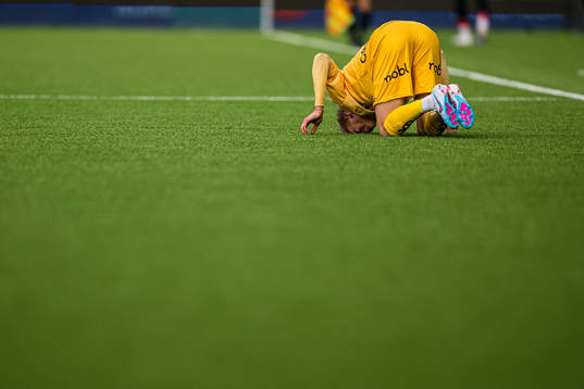 Albert Grønbæk of Bodø/Glimt in pain