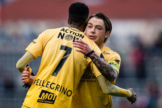 Amahl Pellegrino and Patrick Berg of Bodø/Glimt