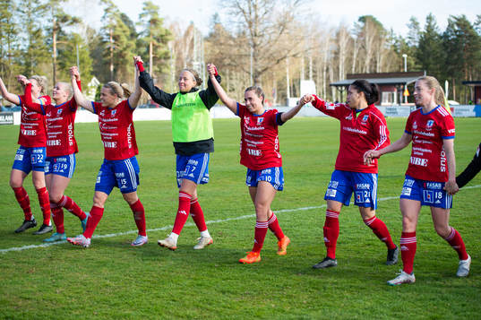 Vittsjös spelare jublar
