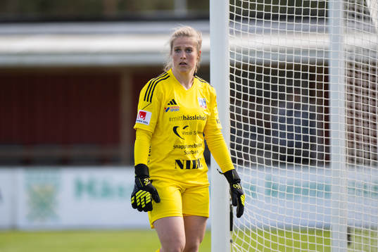 Vittsjös målvakt Elaine Margret Burdett