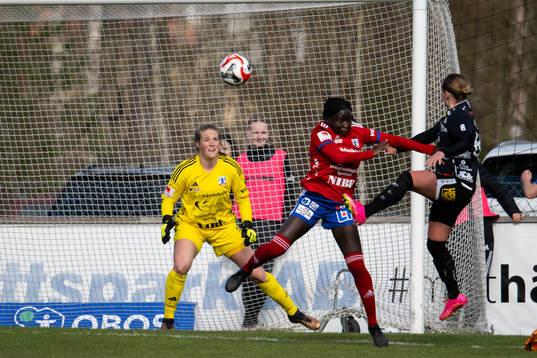 Vittsjös målvakt Elaine Margret Burdett