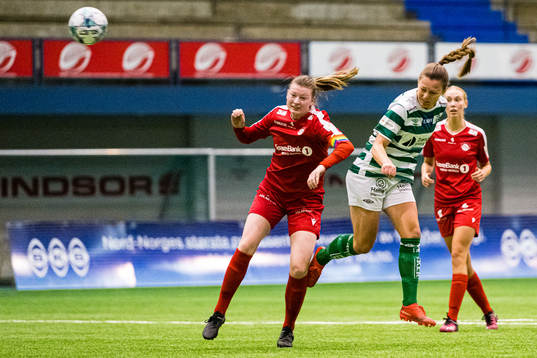 Cecilie Falch of Grand Bodø and Maren Volden Snekvik of