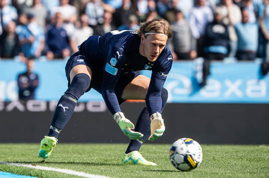 Malmö FFs målvakt Johan Dahlin
