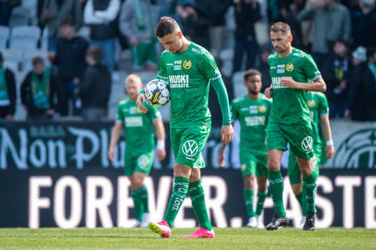 Hammarbys Abdelrahman Boudah Saidi och Loret Sadiku deppar