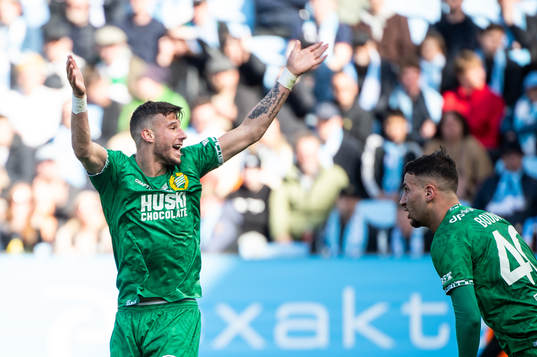 Hammarbys Viktor Djukanovic jublar