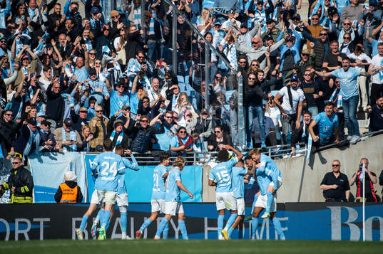 Malmö FFs Isaac Kiese Thelin jublar
