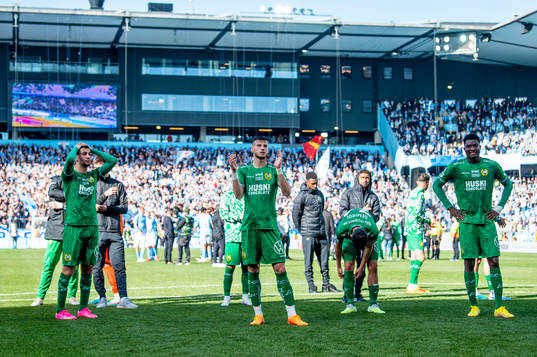 Hammarbys spelare deppar