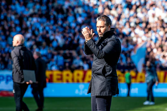 Hammarbys tränare Marti Cifuentes deppar