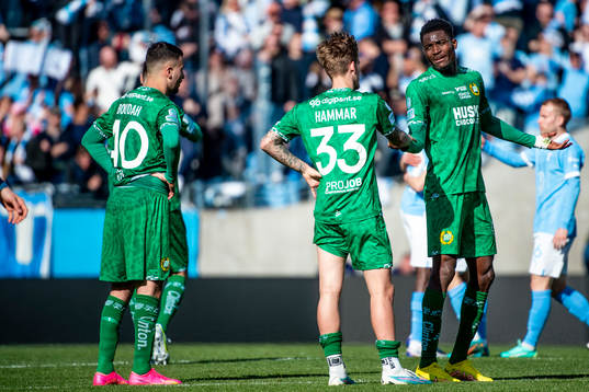 Hammarbys spelare deppar