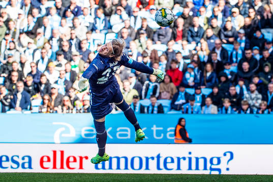 Malmö FFs målvakt Johan Dahlin