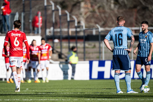 Djurgårdens Victor Edvardsen deppaer