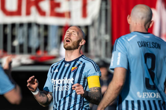 Djurgårdens Magnus Eriksson deppar
