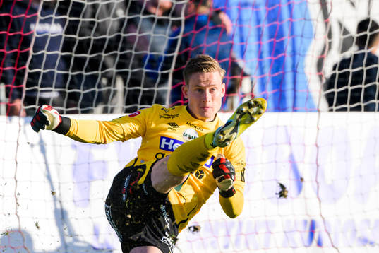 Degerfors målvakt Sondre Lovseth Rossbach