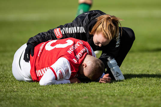 Kalmars David Kristjan Olafsson har ont