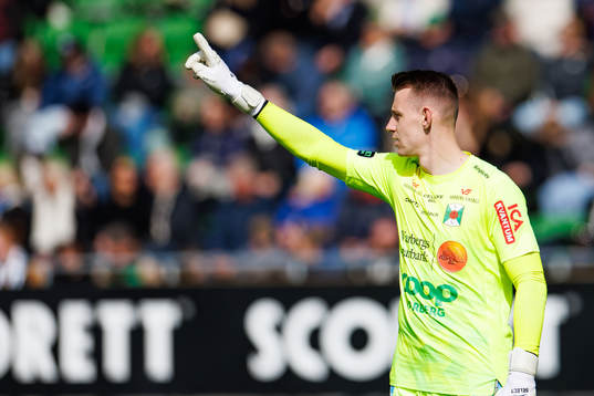 Varbergs målvakt David Olsson