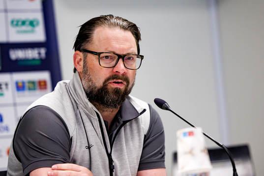Varbergs huvudtränare Joakim Persson