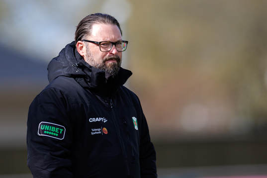Varbergs huvudtränare Joakim Persson