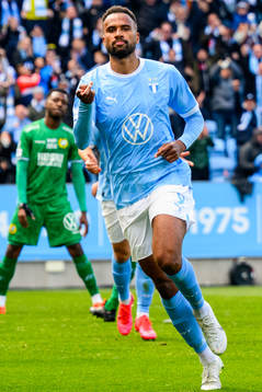Malmö FFs Isaac Kiese Thelin jublar