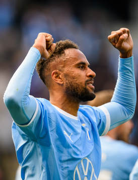 Malmö FFs Isaac Kiese Thelin jublar