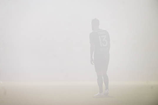 Hammarbys Mads Fenger Nielsen i bengalrök