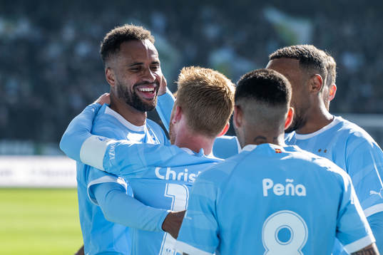 Malmö FFs Isaac Kiese Thelin jublar
