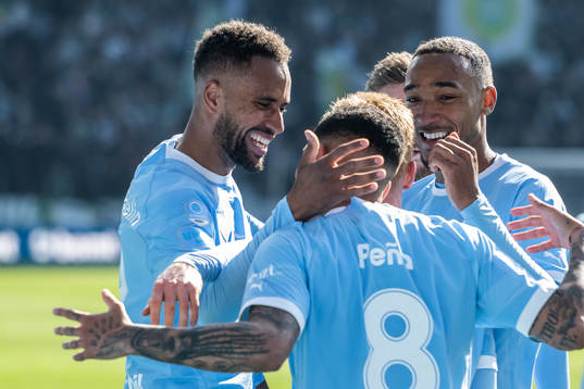 Malmö FFs Isaac Kiese Thelin jublar