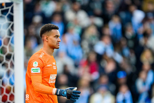 Hammarbys målvakt Oliver Dovin