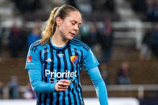 Djurgårdens Alice Bergström deppar
