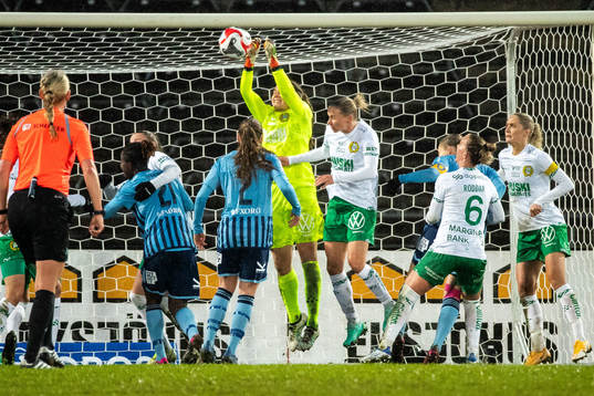 Hammarbys målvakt Anna Tamminen