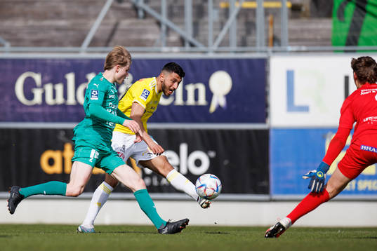 Falkenbergs Leonardo Farah Shahin och Ljungskiles Gustav