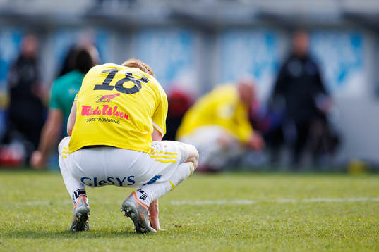 Falkenbergs Linus Borgström deppar