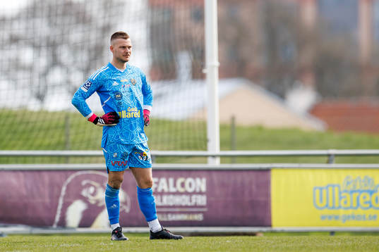 Falkenbergs målvakt Anton Andersson