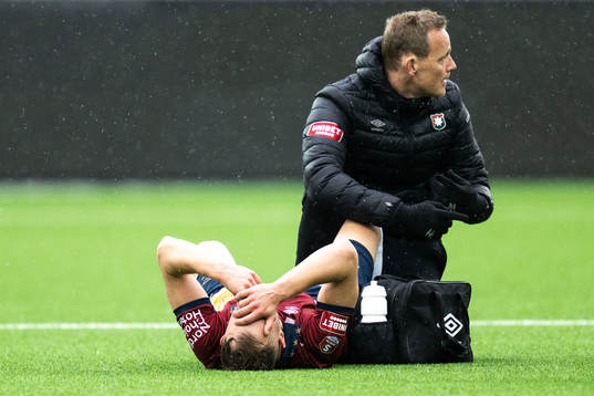 Örgrytes Amel Mujanic har ont