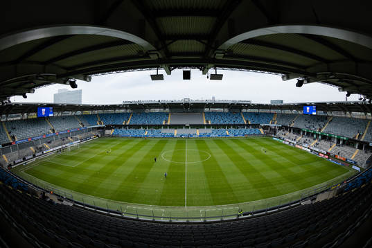 Gamla Ullevi innan fotbollsmatchen i Allsvenskan mellan IFK