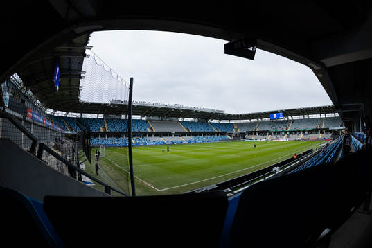 Gamla Ullevi innan fotbollsmatchen i Allsvenskan mellan IFK