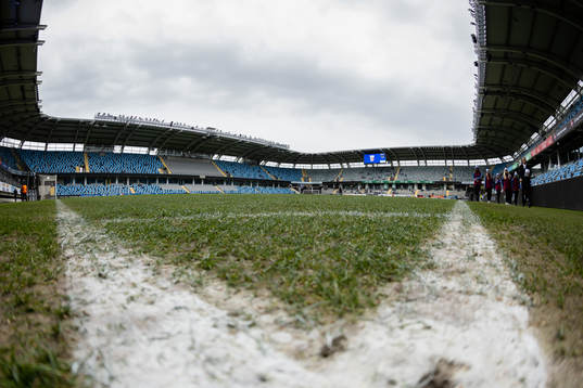 Gamla Ullevi innan fotbollsmatchen i Allsvenskan mellan IFK