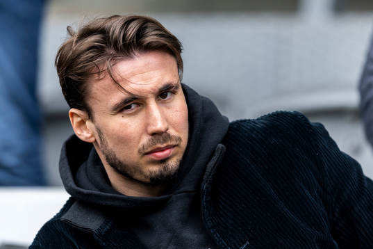 IFK Göteborgs Anders Trondsen på läktaren