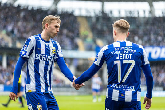 IFK Göteborgs Elias Hagen och Oscar Wendt