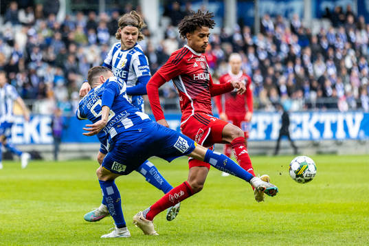 IFK Göteborgs Marcus Berg och IFK Norrköpings Jesper