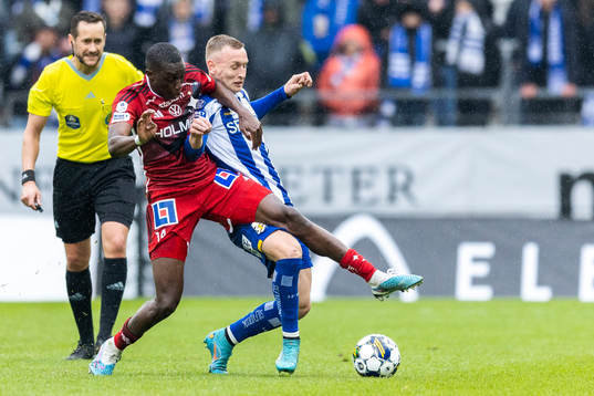 IFK Norrköpings Yahya Kalley och IFK Göteborgs Sebastian