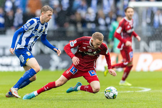 IFK Göteborgs Elias Hagen och IFK Norrköpings Victor