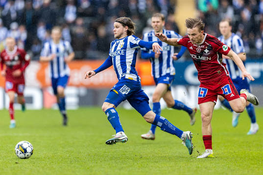 IFK Göteborgs Gustaf Norlin och IFK Norrköpings Jacob