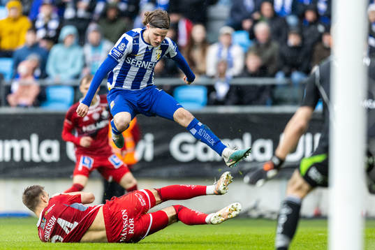 IFK Norrköpings Anton Eriksson och IFK Göteborgs Gustaf
