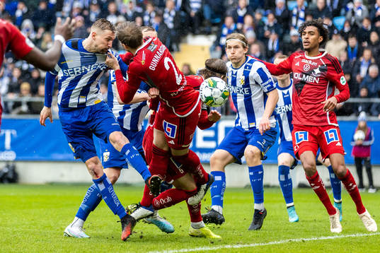 IFK Göteborgs Sebastian Eriksson och IFK Norrköpings