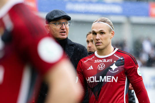 IFK Norrköpings tränare Glen Riddersholm och Arnor