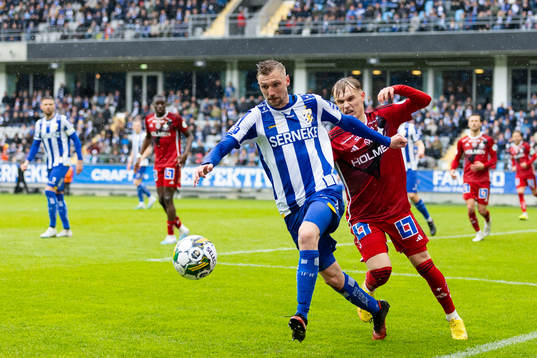 IFK Göteborgs Sebastian Eriksson och IFK Norrköpings